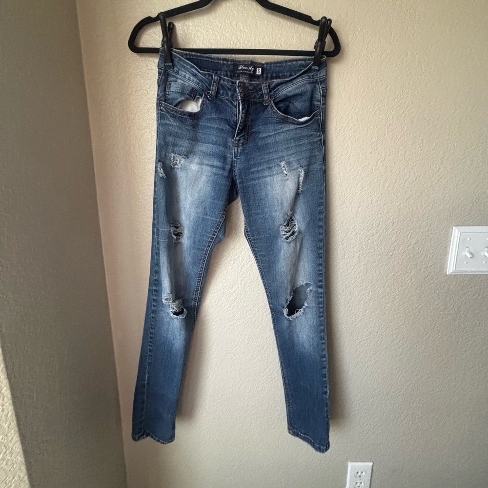 Blue Age women's distressed blue jeans sz‎ 5